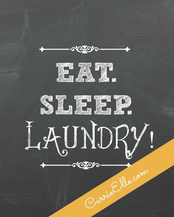 Free Laundry Room Printable Inspired by Arm &amp; Hammer Detergent