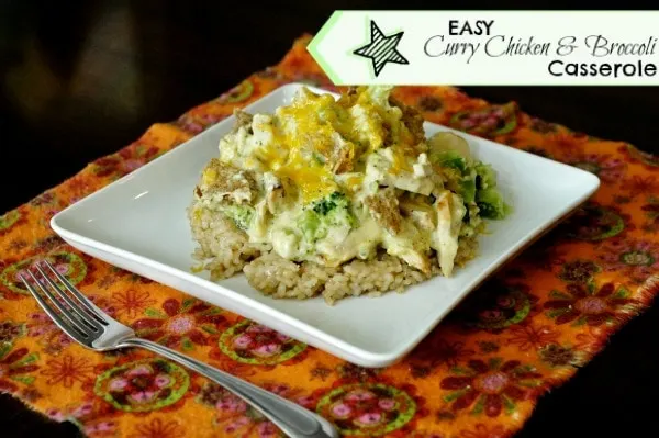 Easy Curry Chicken & Broccoli Casserole