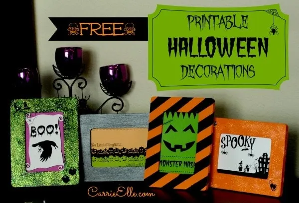 Free Halloween Labels Printable - For Organizing Decorations