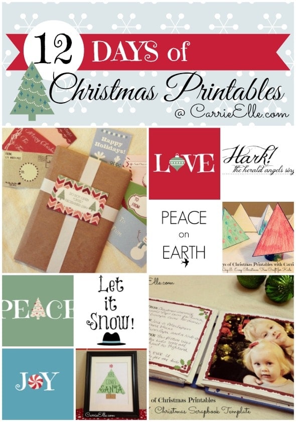 12 Days of Christmas  Free Printable - Ella Claire & Co.