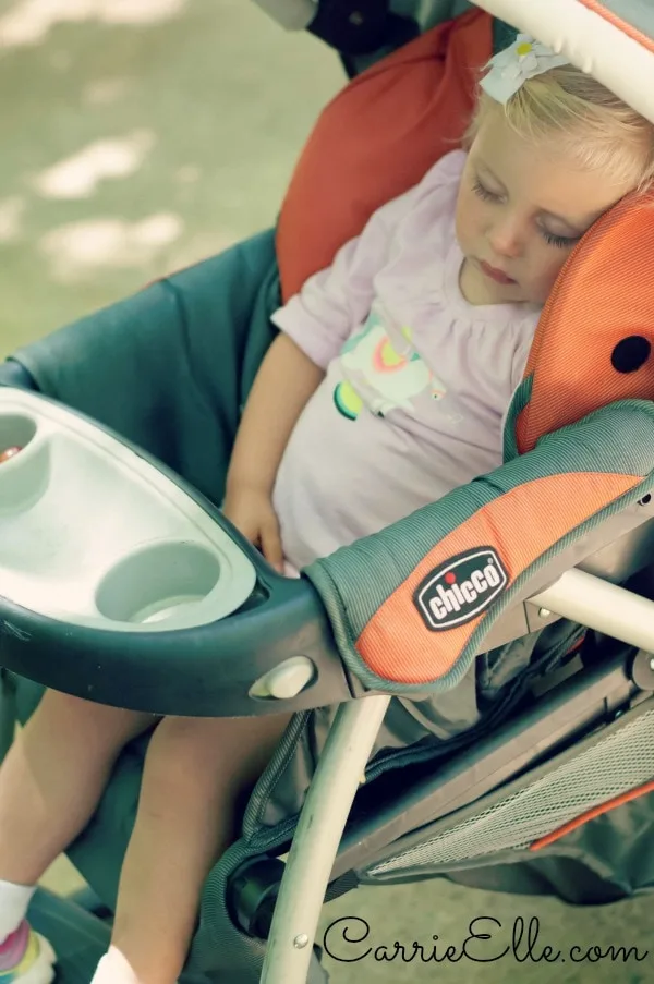 Silver Dollar City Sleeping Child