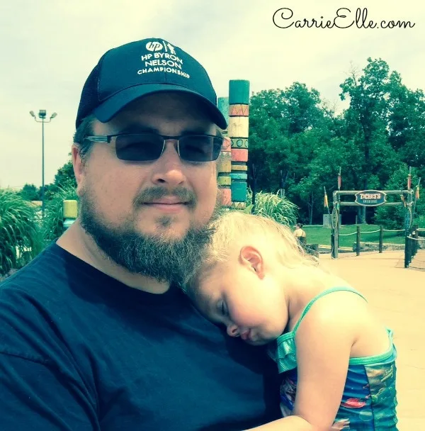Sleeping Claire at White Water