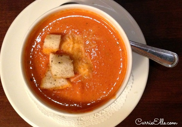 Tomato Bisque at Winewood