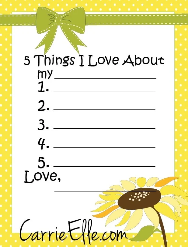 Sunflower Printable