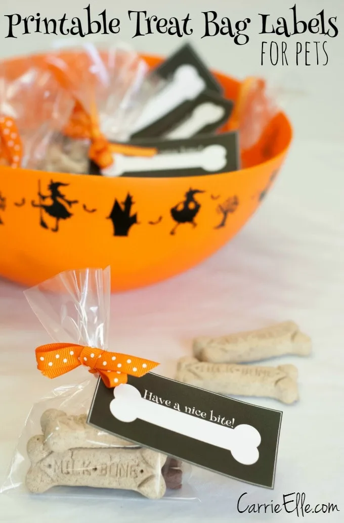 Printable Treat Bag Labels