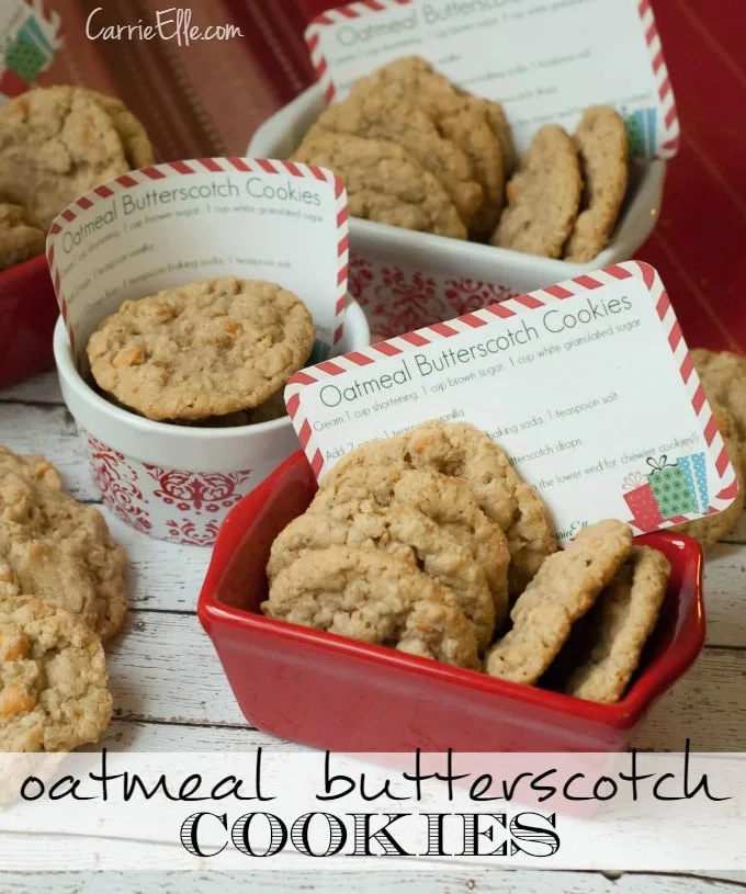 Oatmeal Butterscotch Cookie Recipe