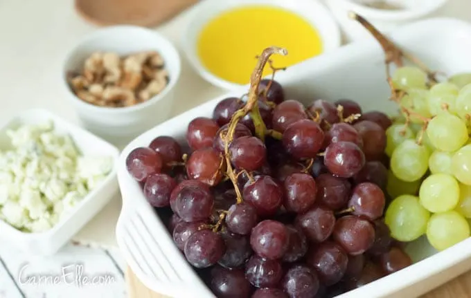 Grape Walnut Salad Ingredients