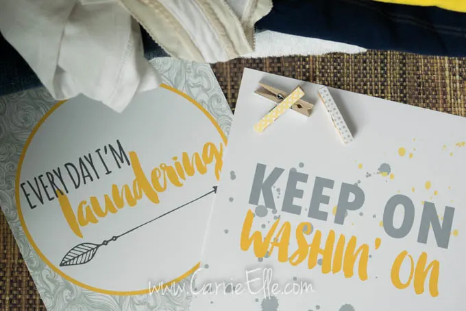 Laundry Room Printables