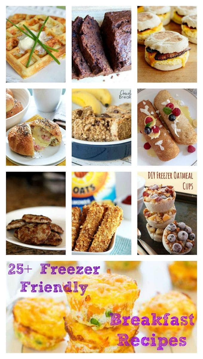 25+ Freezer Friendly Breakfast Recipes