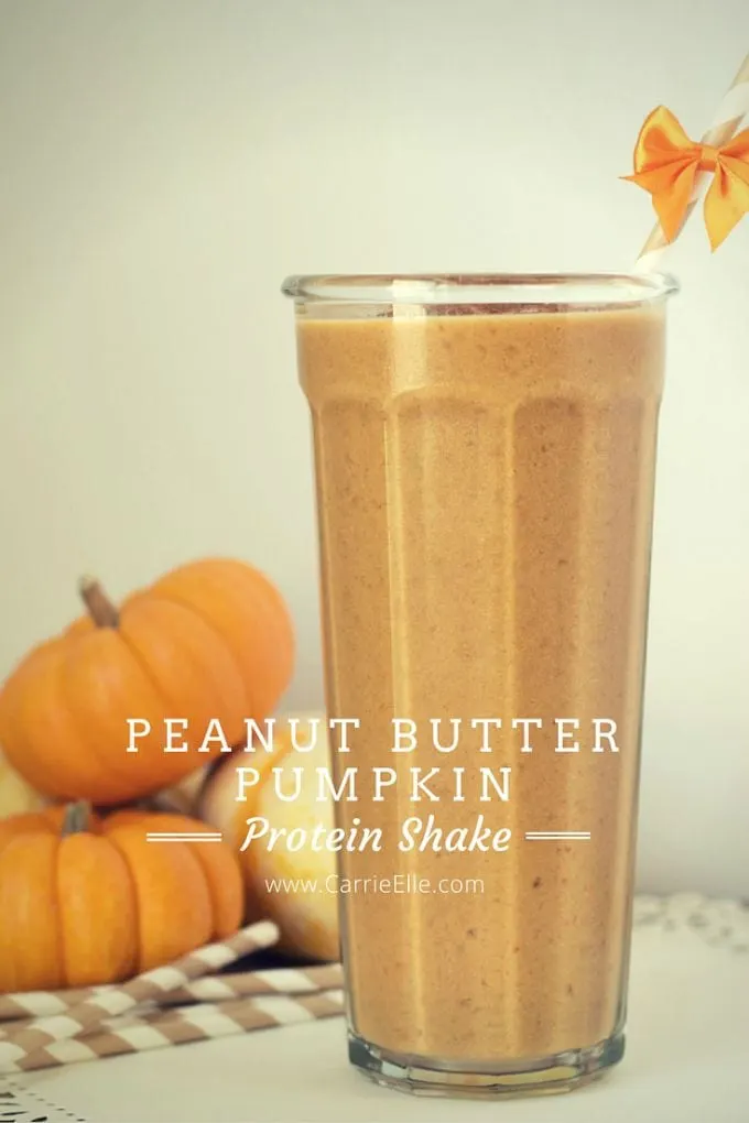 Peanut Butter Pumpkin Protein Shakes