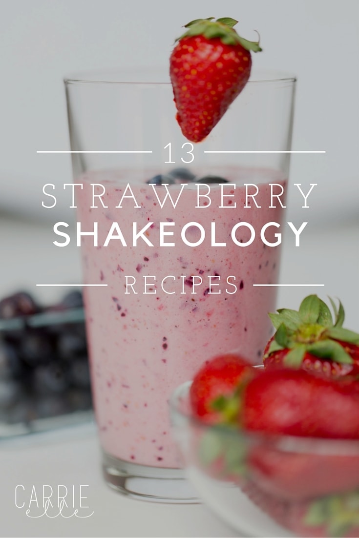 strawberry shakeology recipes