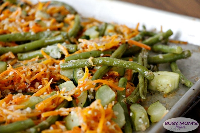 Garlic Parmesan Baked Vegetables