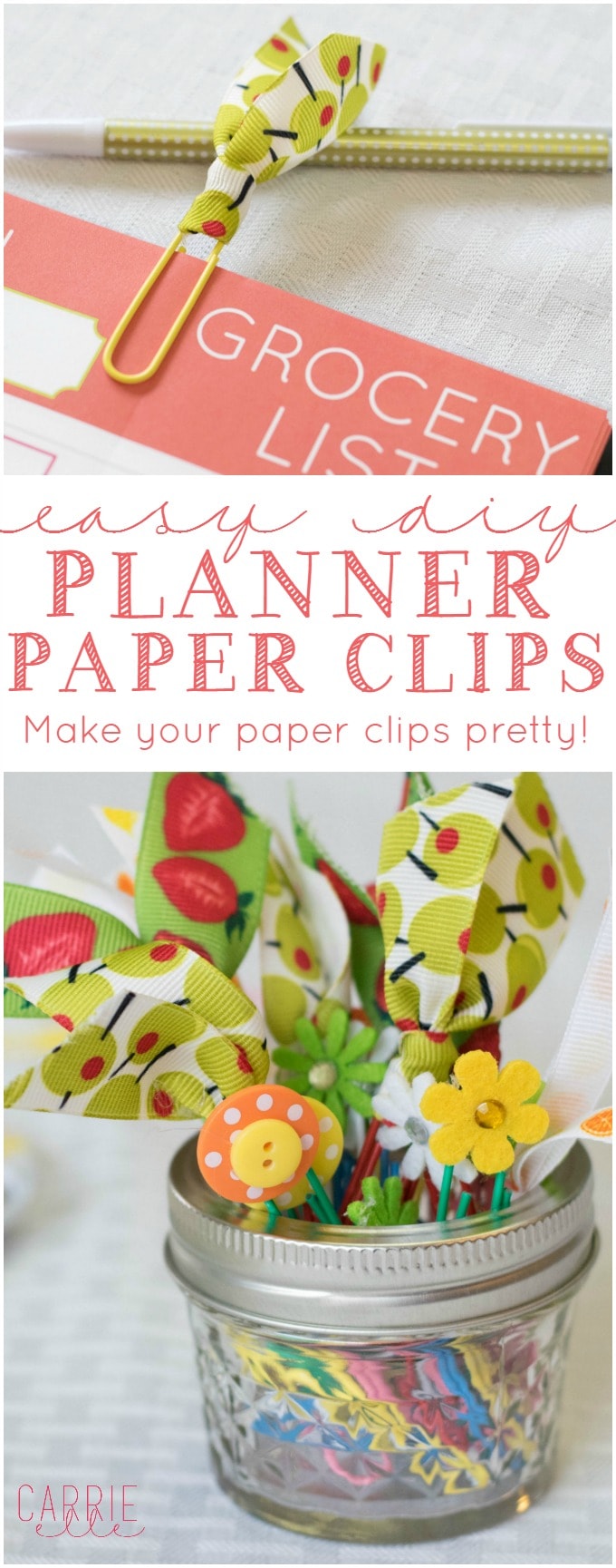 DIY Planner Paper Clips