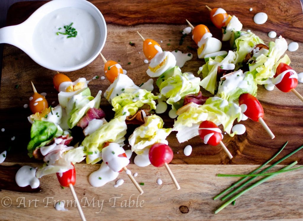 Cobb Salad on a Stick