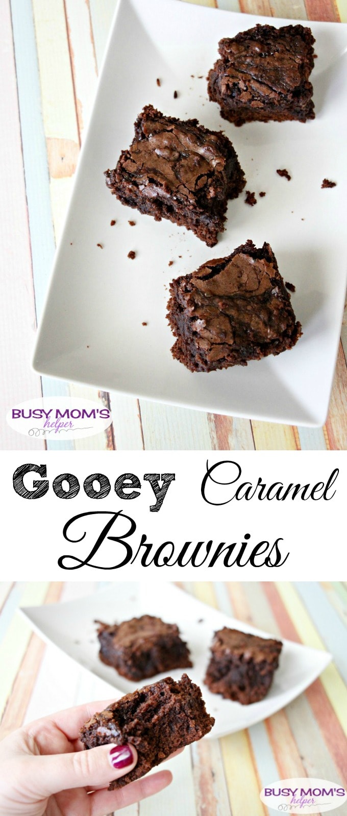 Gooey Chocolate Brownies / by BusyMomsHelper.com for CarrieElle.com