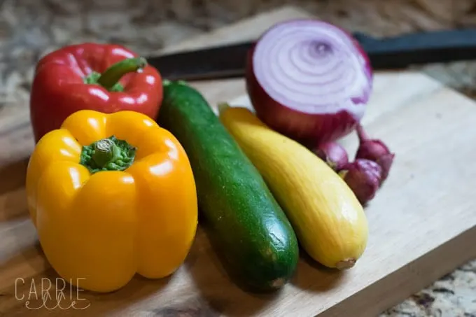 Rainbow Veggie Kabobs