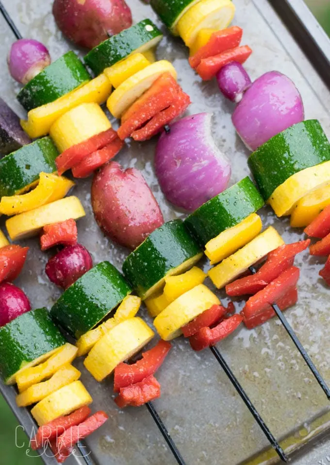 Rainbow Veggie Kabobs