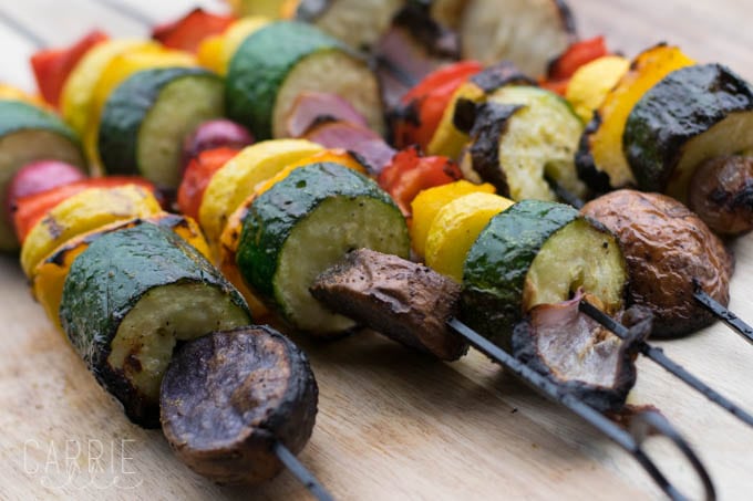 Rainbow Veggie Kabobs