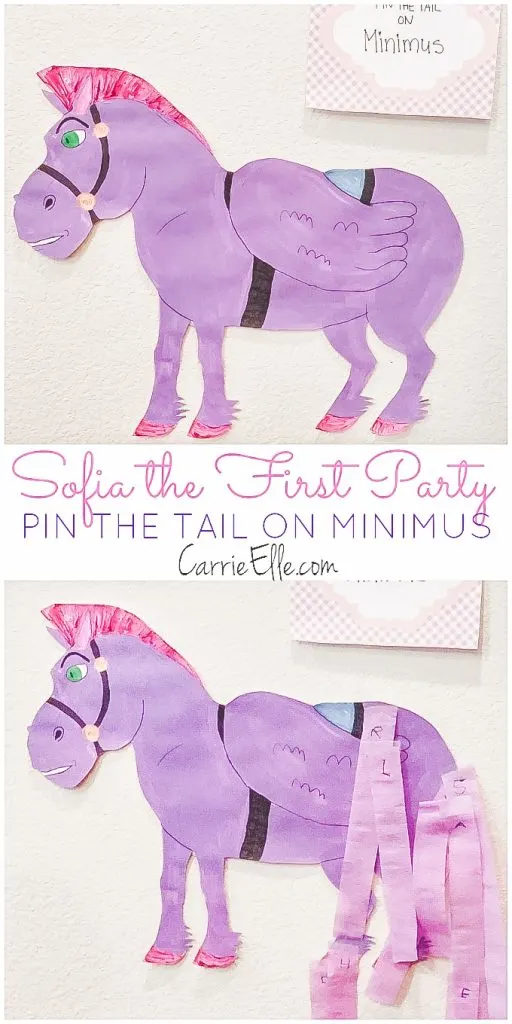 Pin-the-Tail-on-Minimus Sofia the First Party