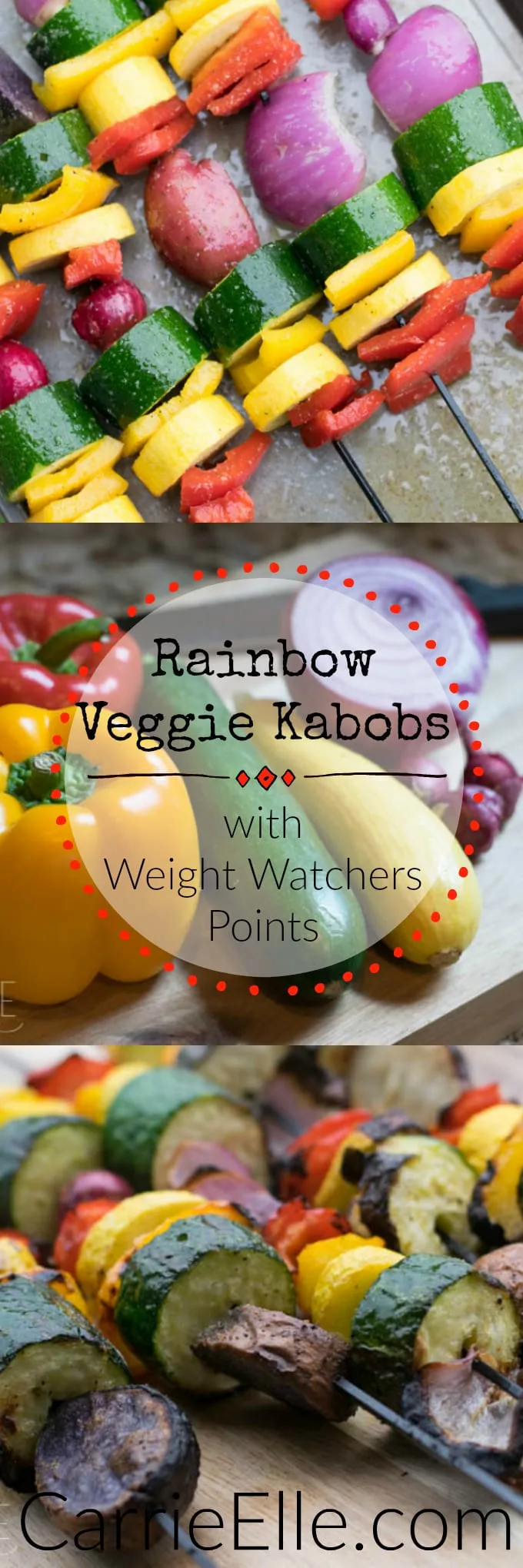 Rainbow Veggie Kabobs