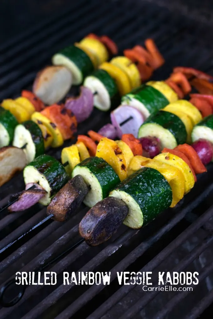 Rainbow Veggie Kabobs