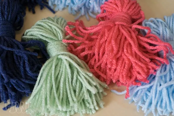 Yarn Tassel Garland