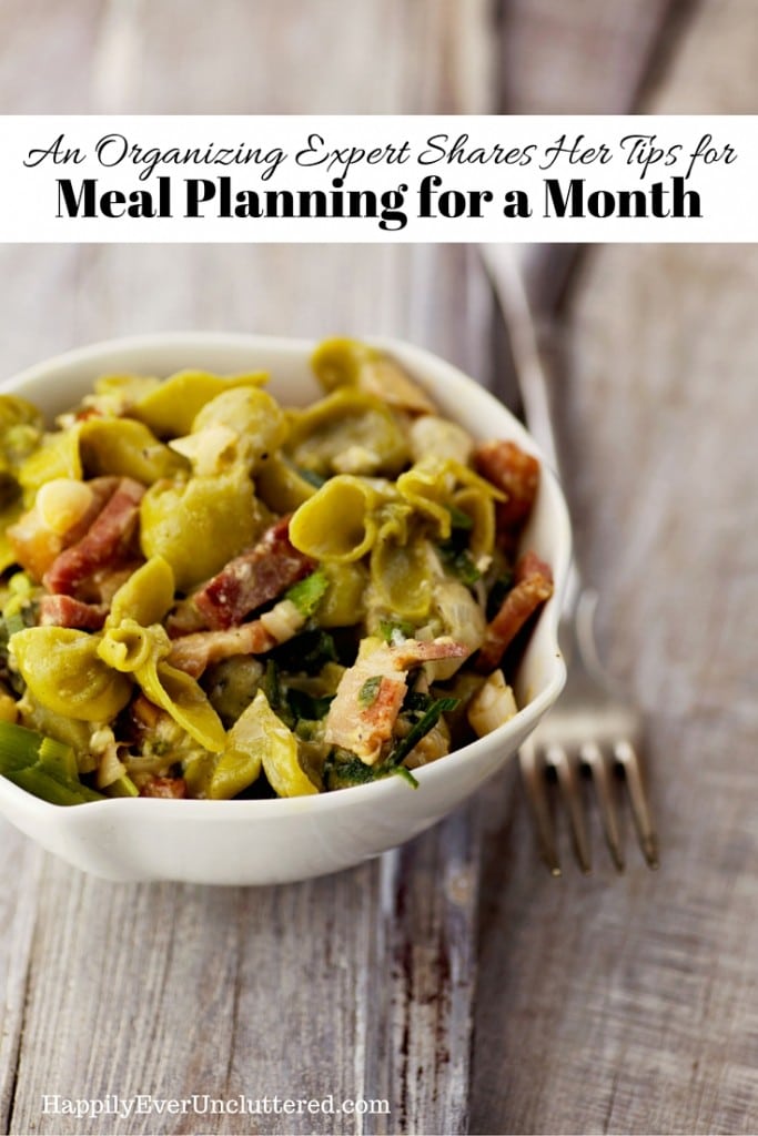 Meal Plan for a Month