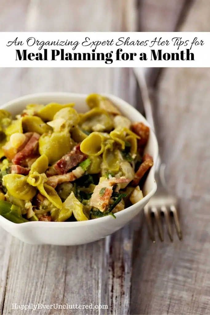 Meal Plan for a Month