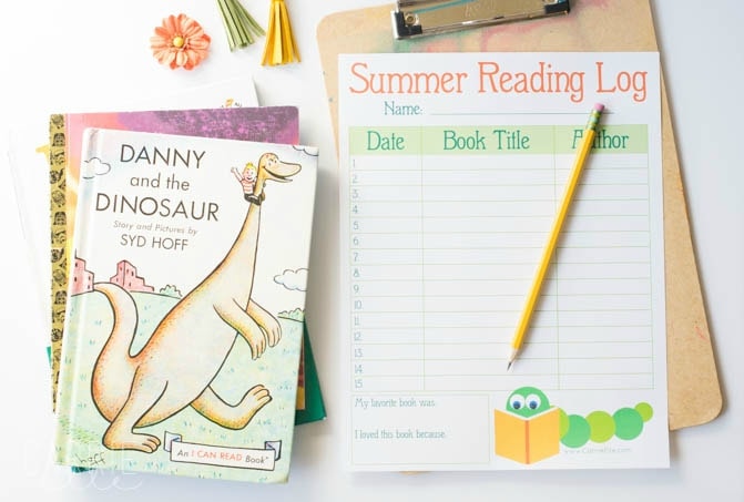 Printable Reading Log for Kids: Summer Reading