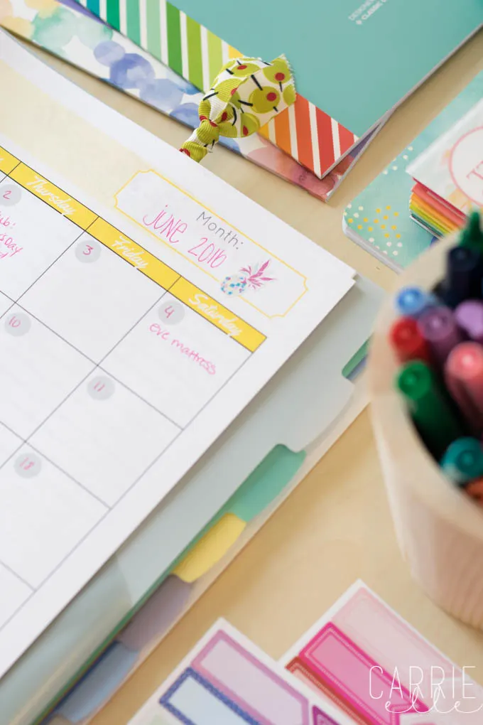 Printable Blog Planner