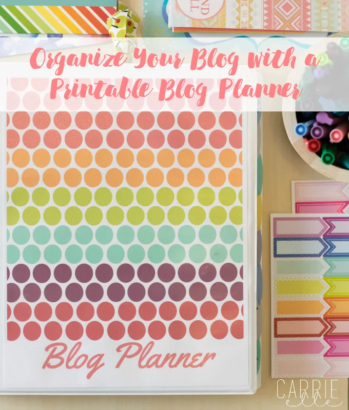 Printable Blog Planner