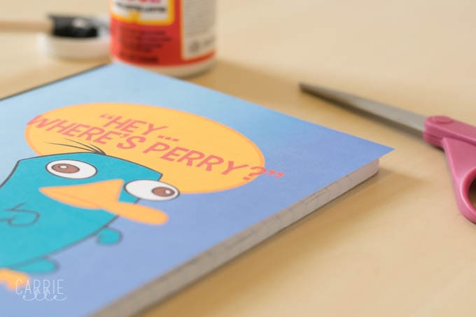 Printable Notebook Cover: Phineas and Ferb
