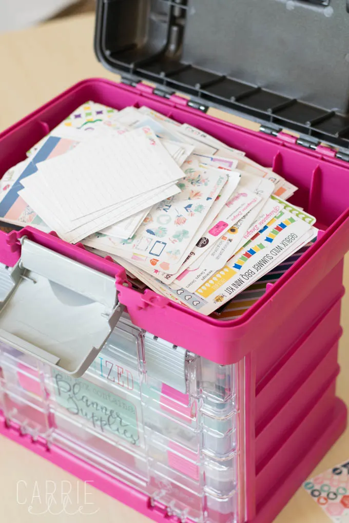 Planner Supplies Organization