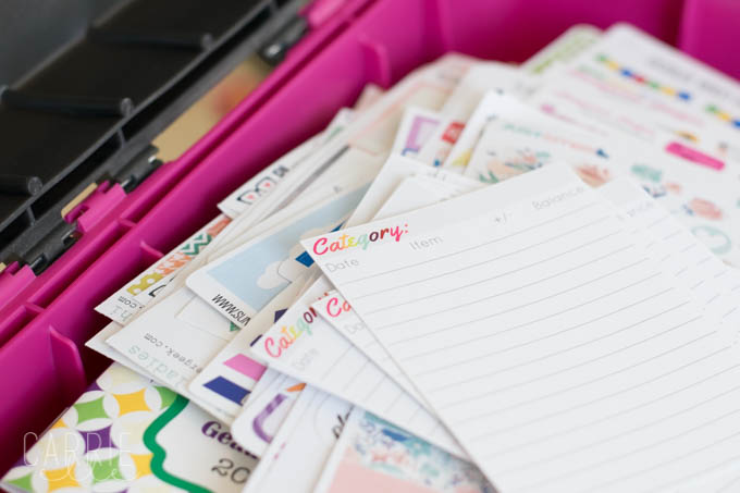 Planner Supplies Organization