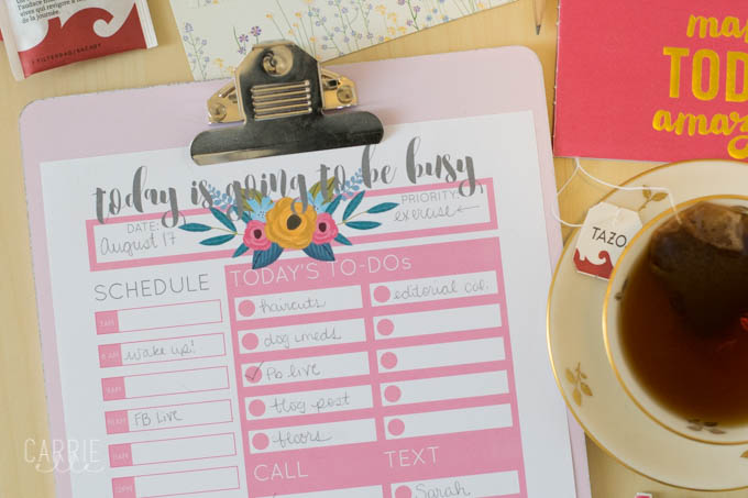 Printable Day Planner