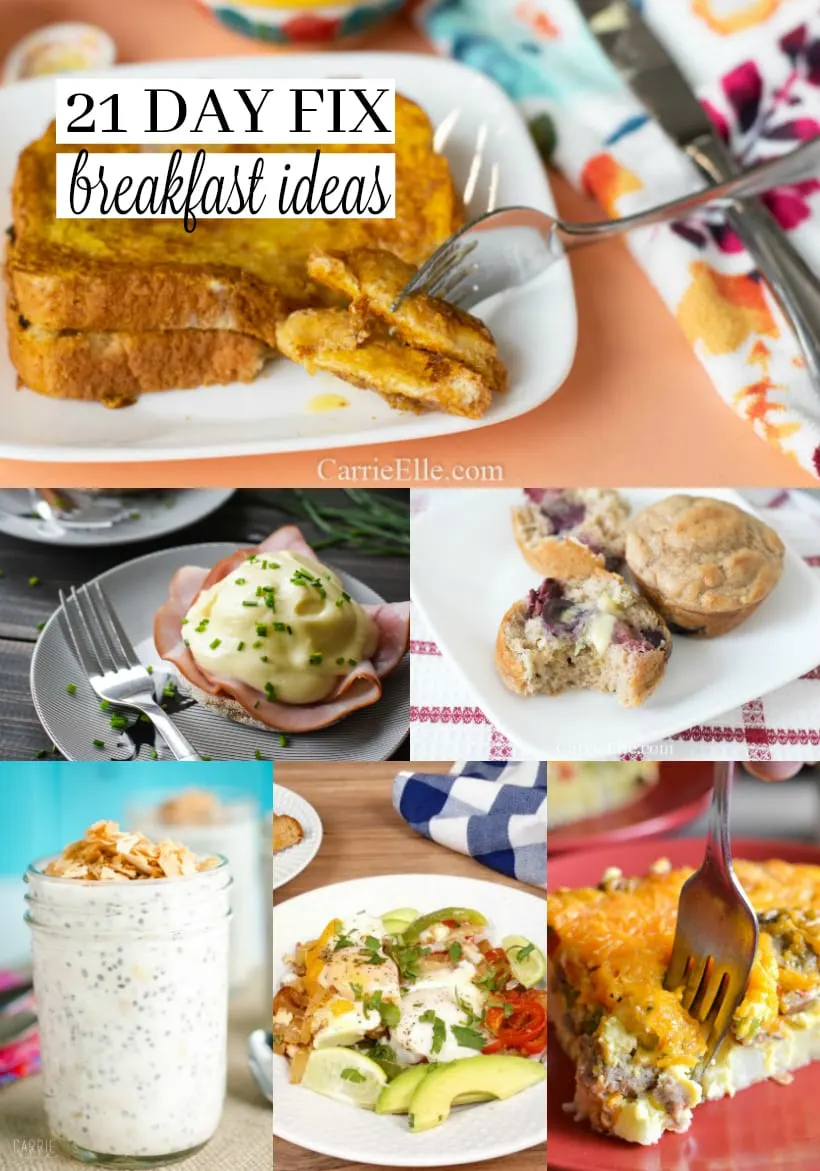 21 Day Fix Breakfast Ideas