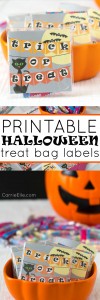Printable Halloween Treat Bag Labels - Carrie Elle