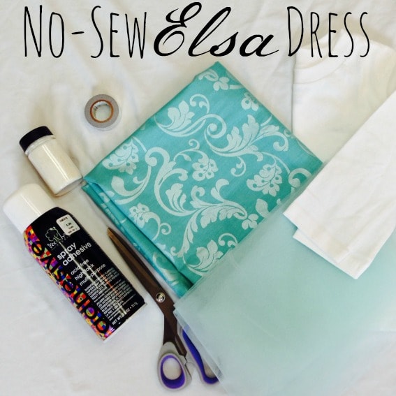 No-Sew Elsa Dress Instructions