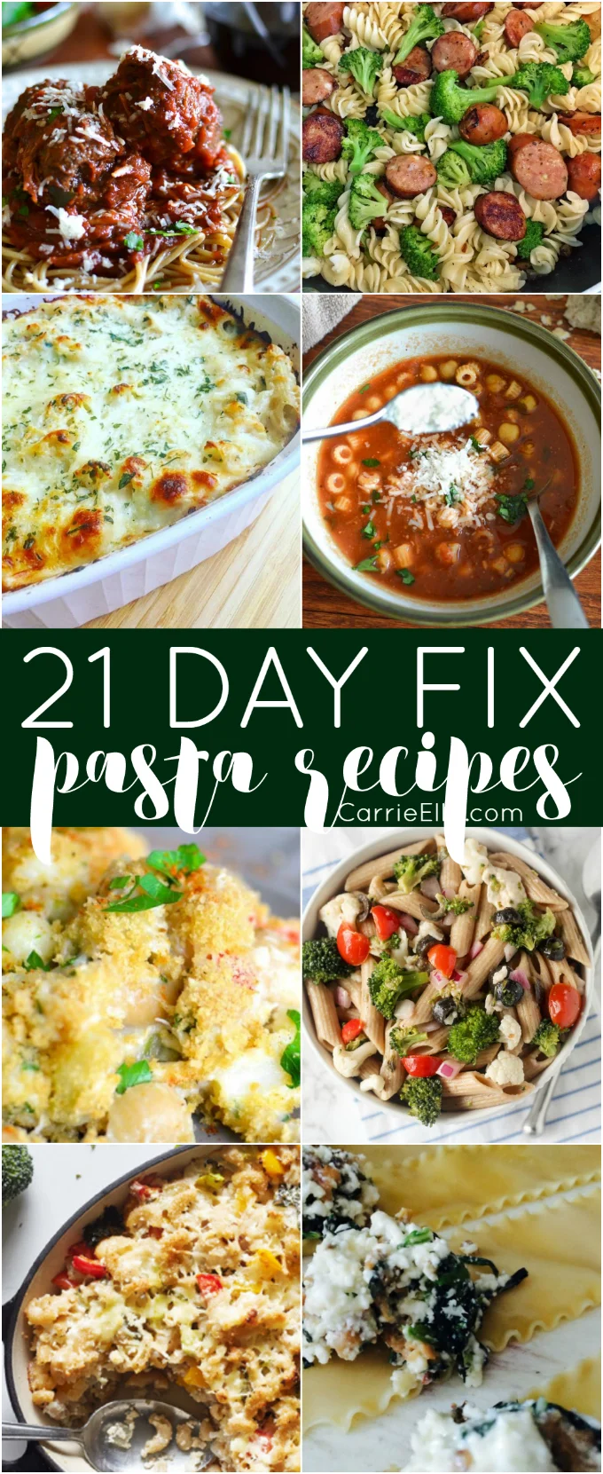 21 Day Fix Pasta Recipes
