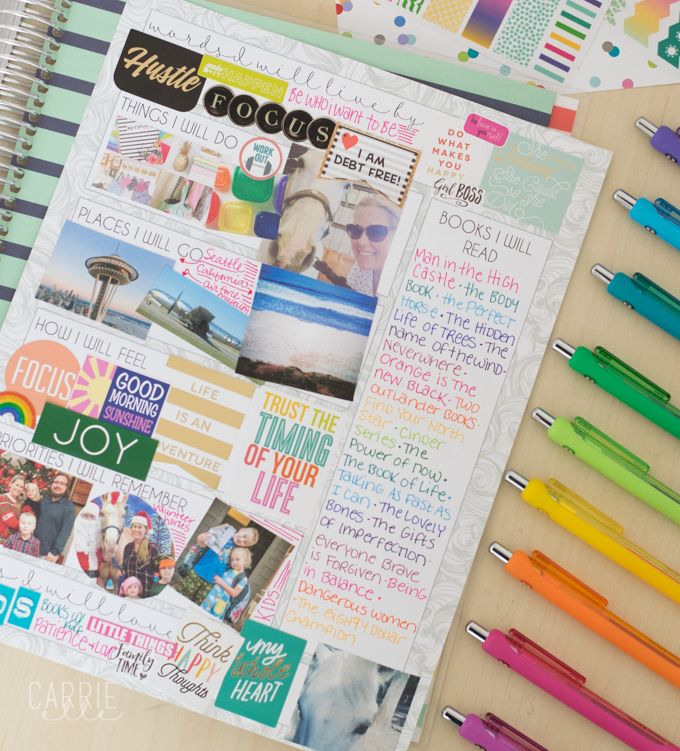 Printable Vision Board Template