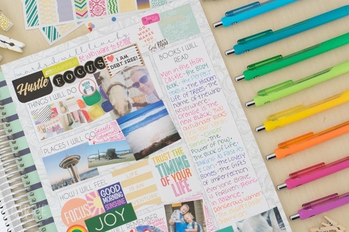 Printable Vision Board Template