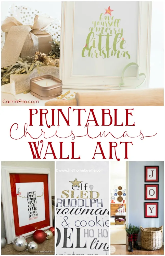 Pretty Printable Christmas Wall Art