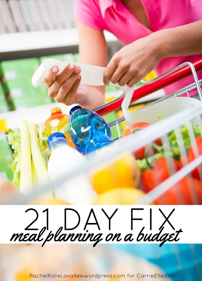 21 Day Fix Meal Planning on a Budget