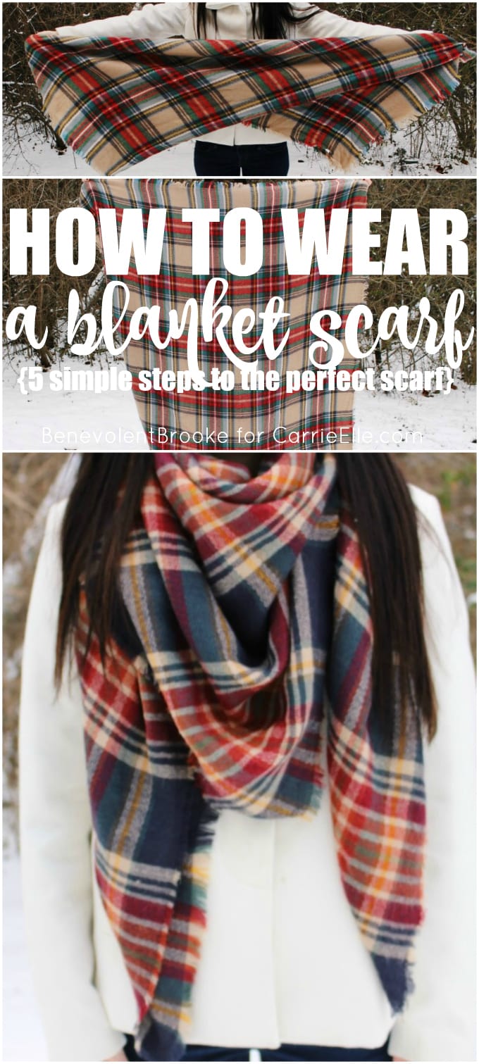 How to Wear a Blanket Scarf