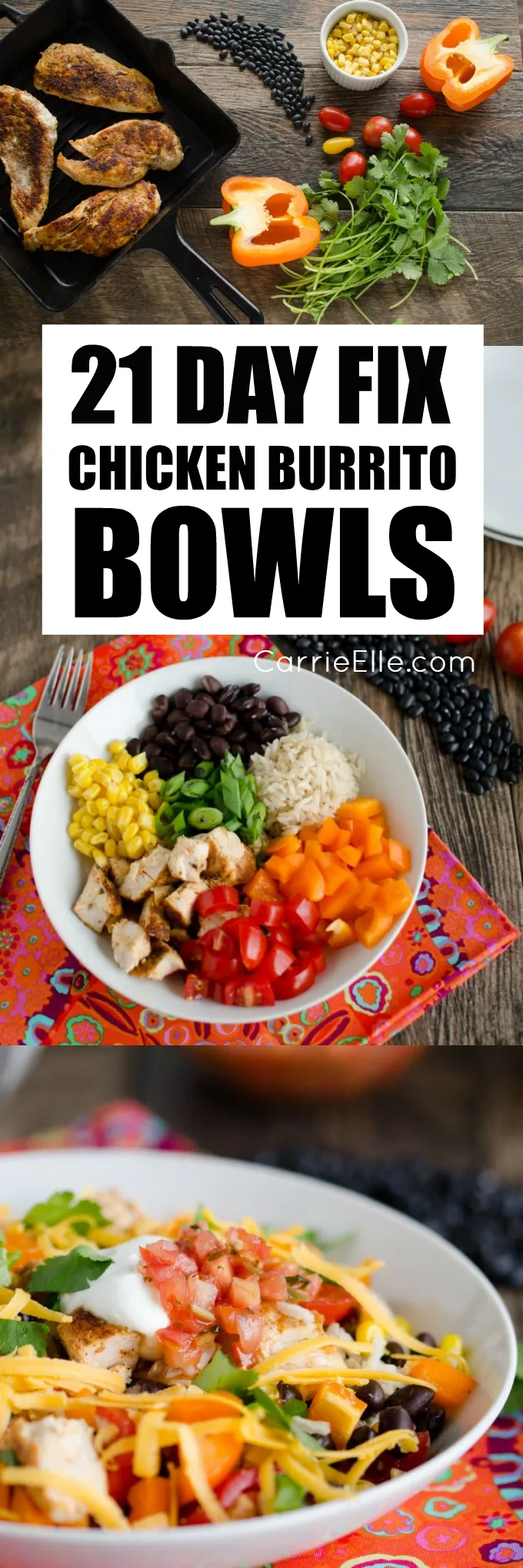 21 Day Fix Chicken Burrito Bowls