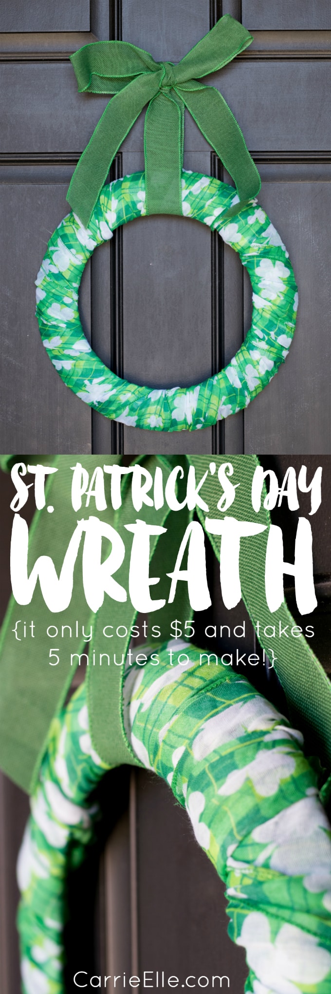 Easy St. Patrick's Day Wreath
