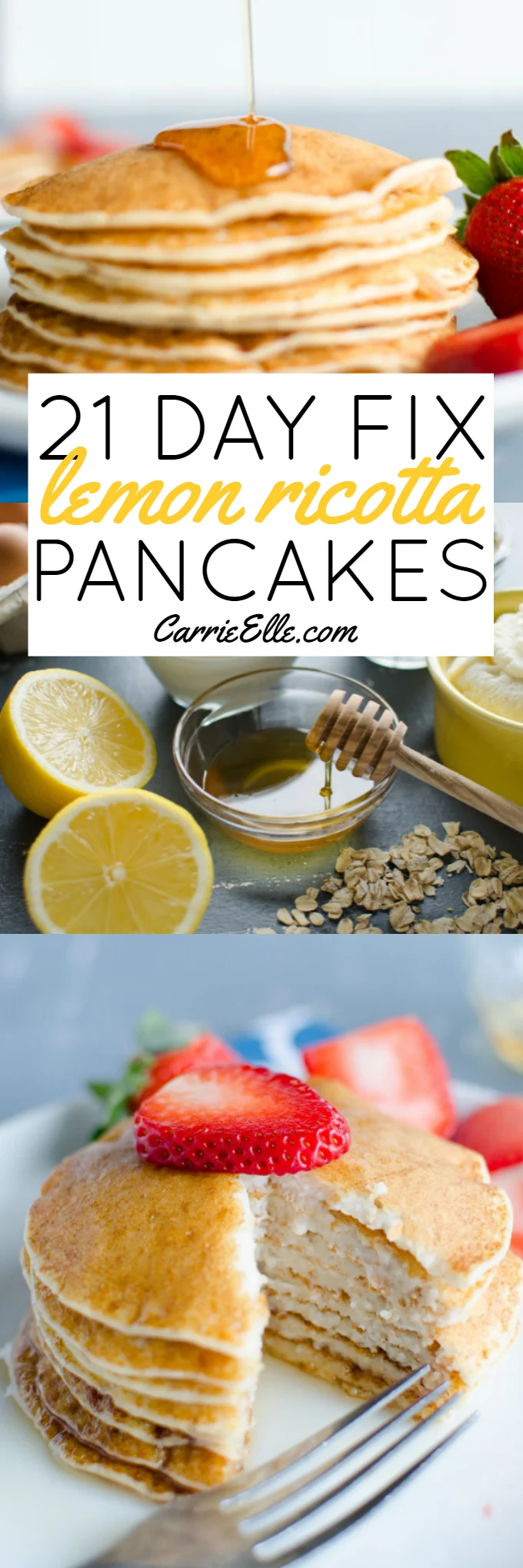 21 Day Fix Lemon Ricotta Pancakes
