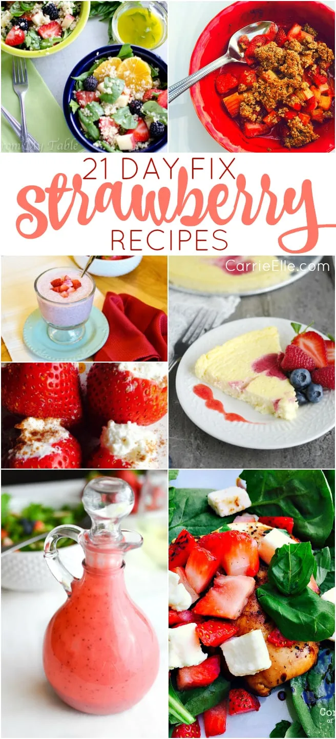 21 Day Fix Strawberry Recipes