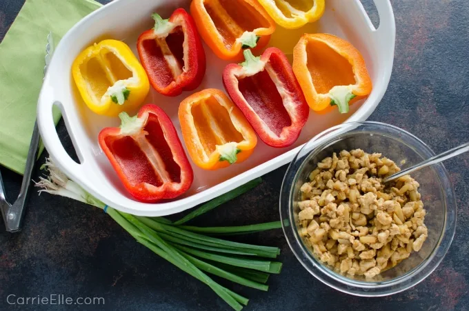 21 Day Fix Asian Stuffed Peppers