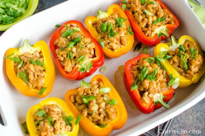 21 Day Fix Asian Stuffed Peppers